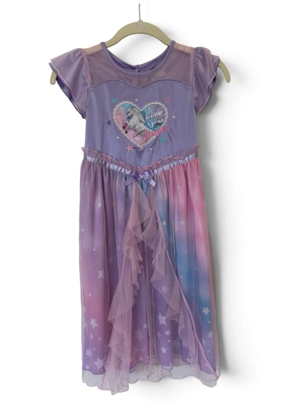 Princess Dream collection s 6/6x flame resistant night gown tulle unicorn heart